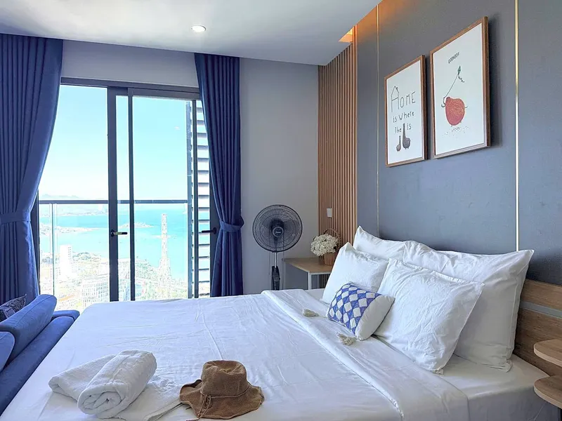 Studio tại Marina Suites, 48 m², view biển, 20 triệu VND/tháng — 7/9