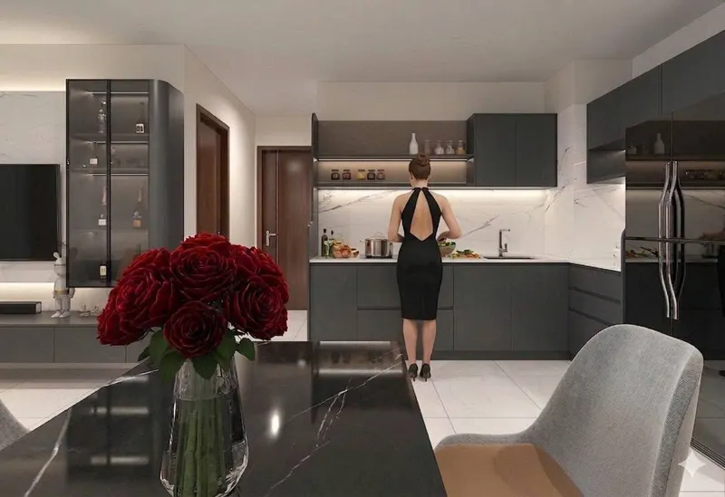 出租 CCU-01 HUD Phước Long 2卧室公寓，每月2000万越南盾 — 4/5