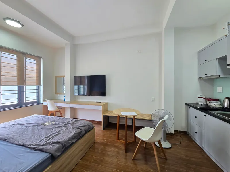 Studio 25 m² có nội thất gần Vườn Xoài, 7,8 triệu VND/tháng — 7/7