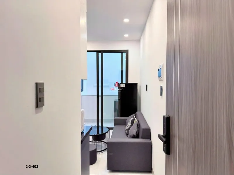 1-bedroom furnished apartment, Doan Tran Nghiep alley 84, 9.5M VND/month — 3/7