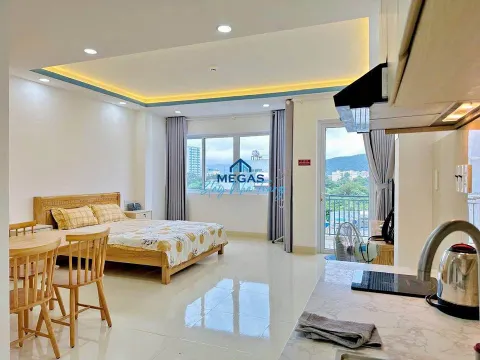 Furnished studio with balcony in Phan Vinh, Nha Trang, 8M VND/month