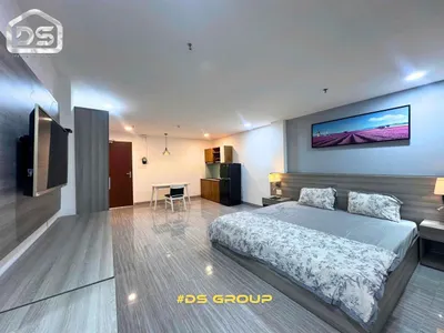 35 m² furnished apartment on Van Don, city centre, 8M VND/month — 3/5