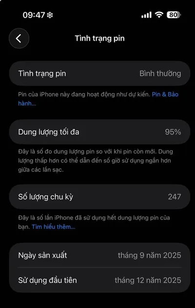 iPhone 17 Pro Max (used, 99%) — 3/3