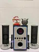 70W speaker set with bass/treble control