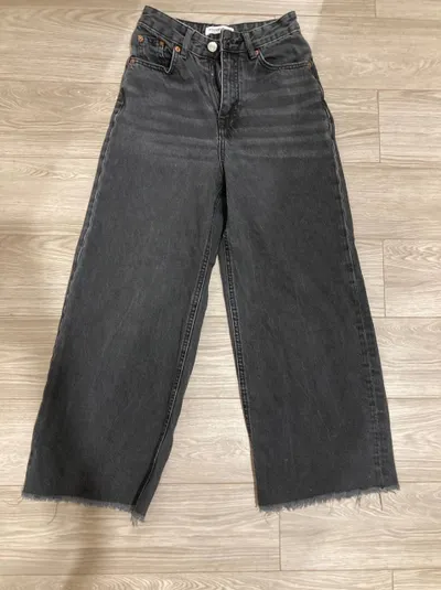 Pull&Bear 플레어 청바지, 중고, 여아 10-11세 / XXS — 2/3