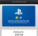 PlayStation Store Gift Card $50 (USA Region)