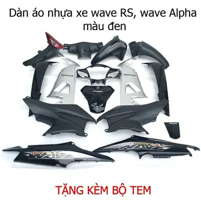 Large black wave motorbike body cover set for sale