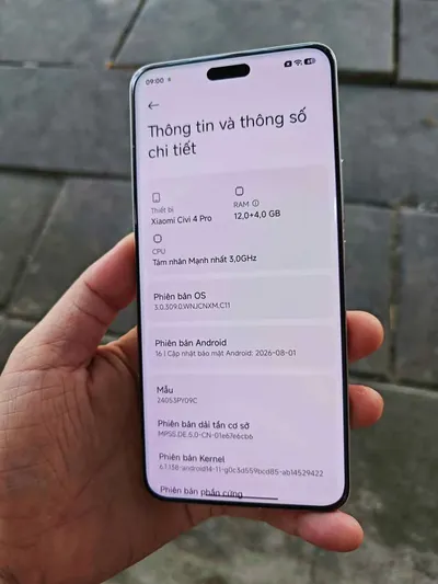 Xiaomi Civi 4 Pro 12/256GB 스마트폰 판매, 5.2백만 VND — 4/10