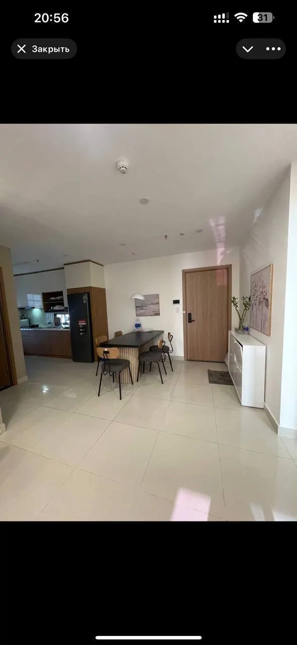 2-bedroom furnished apartment for rent in CT3 Vinh Diem Trung — 4/5