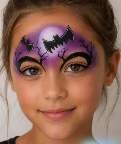 Halloween face painting in Nha Trang — 2/4
