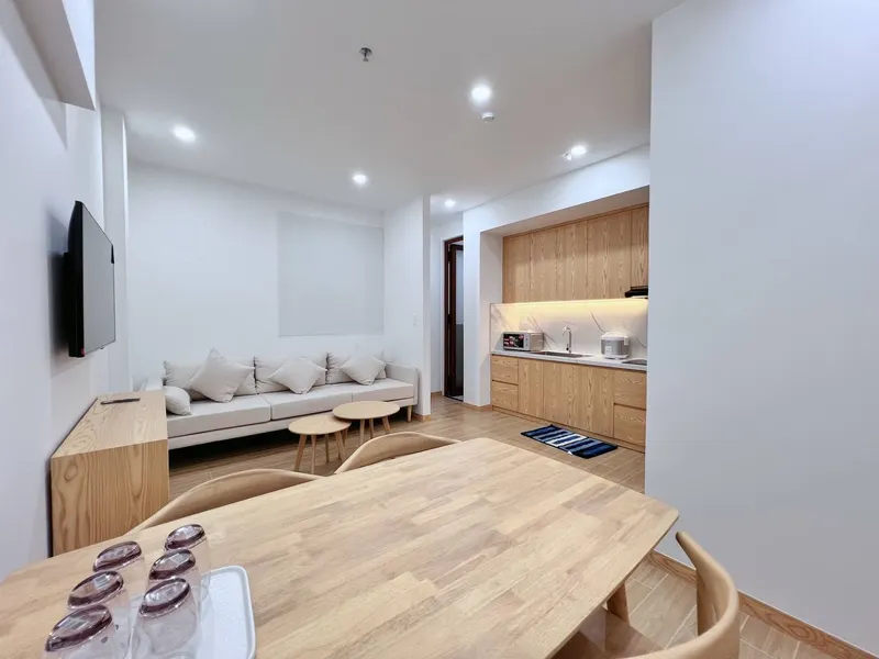 Furnished 2-bedroom apartment in Phước Hải, 10M VND/month