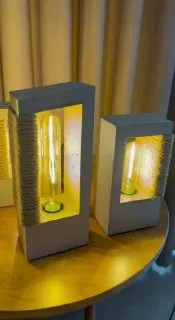 Handmade concrete lamps for sale — 4/4