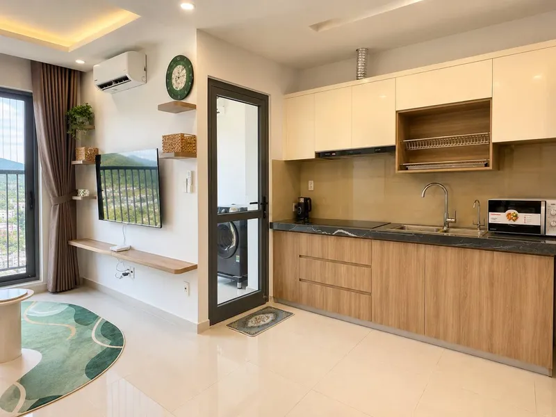 2-bedroom furnished apartment for rent in CT9, Vinh Diem Trung — 3/5