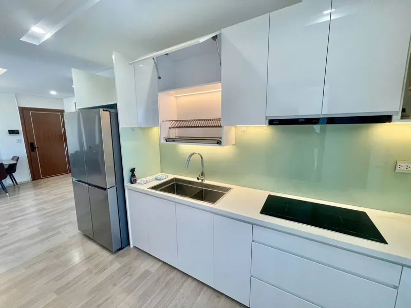 3卧室公寓，90 m²–800万越南盾/月，全包 — 6/9