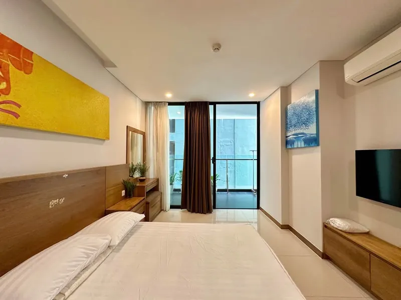 出租Maple公寓3居室，Tôn Đản 04号，每月2500万越南盾 — 5/10