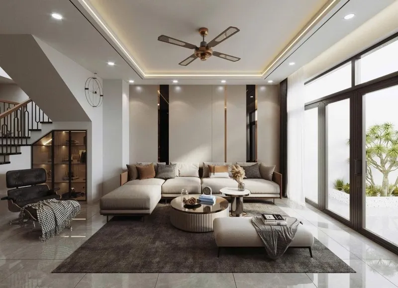 4-bedroom furnished house for rent in Mi Gia area — 2/3