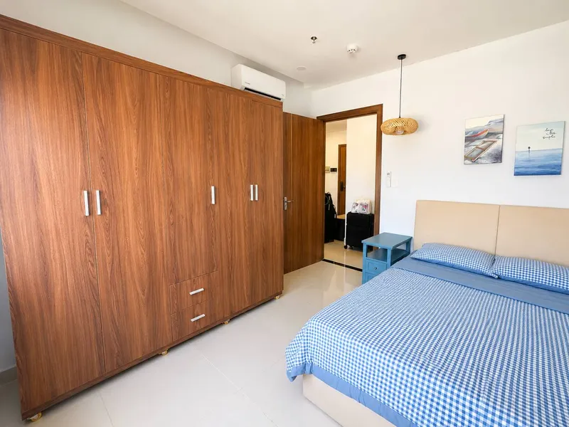 2-bedroom furnished apartment for rent, CT9 Vinh Diem Trung — 6/7