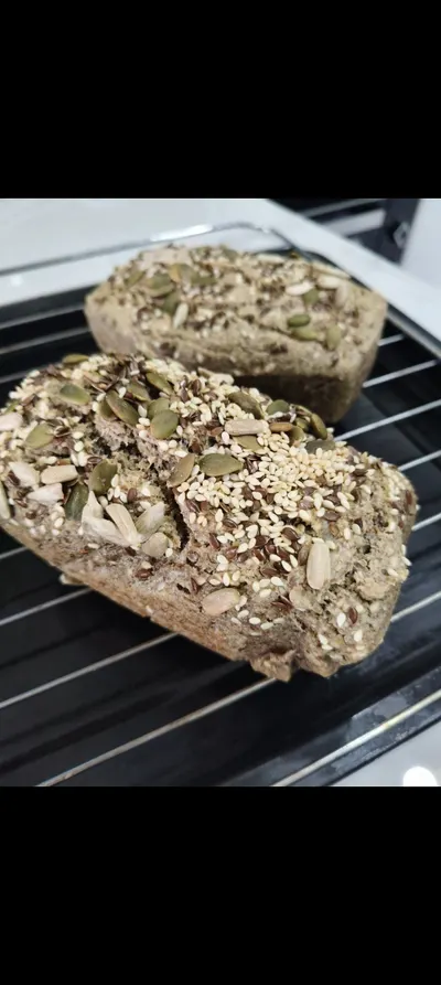 Live Food: Fermented Buckwheat Bread & Cabbage