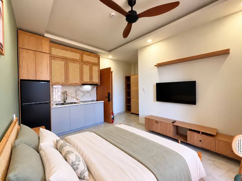 Studio for rent in south Nha Trang, 500 m to the sea — 4/5