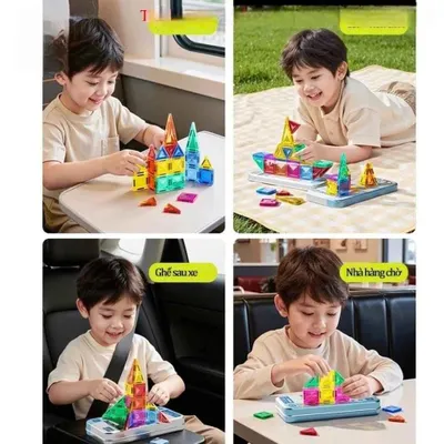 Light-up magnets 42-piece tin set — 4/6