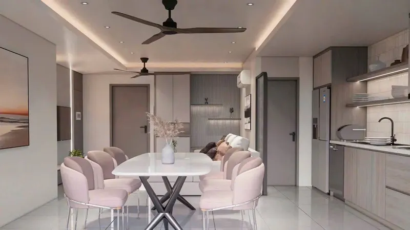 3-Bedroom Furnished Apartment in Hud CCU Phuoc Long – 19M VND/month