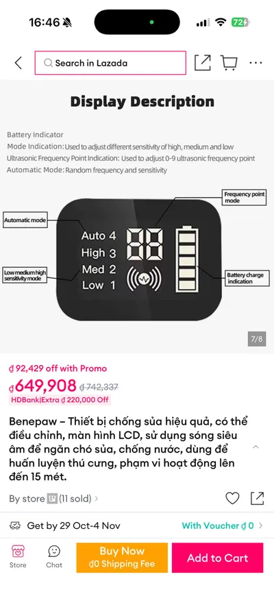 New ultrasonic anti-bark device for sale — 4/4