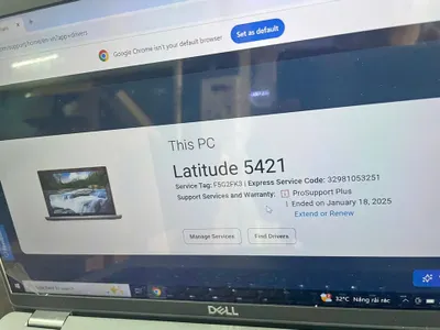 Dell Latitude 5421 laptop (i7-11850H, 8GB RAM, 256GB SSD) for sale