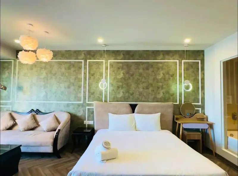 Căn hộ studio tại Gold Coast, tầng 28, view biển, 22 triệu VND/tháng — 3/10