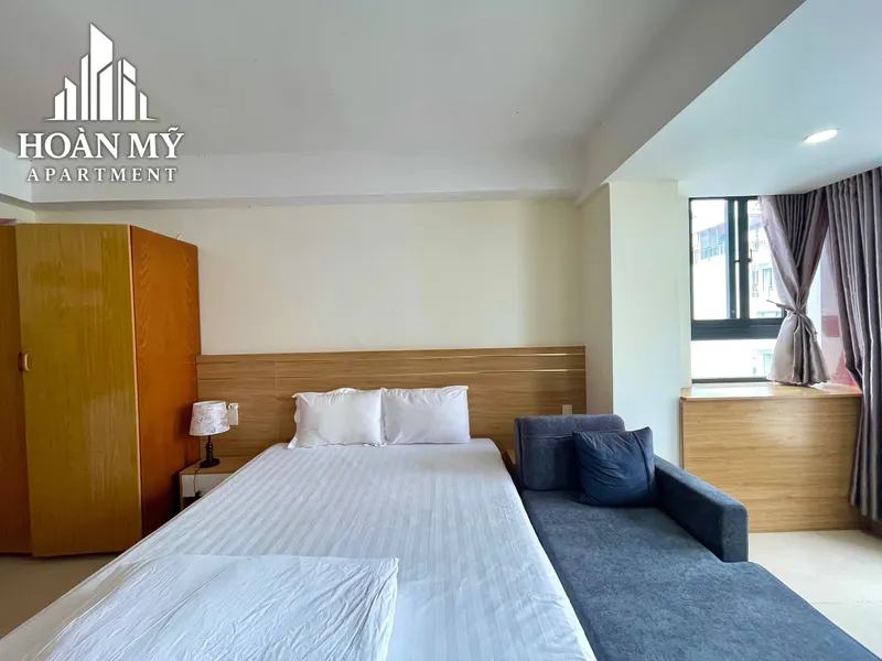 Furnished studio for rent, Hùng Vương street — 2/7