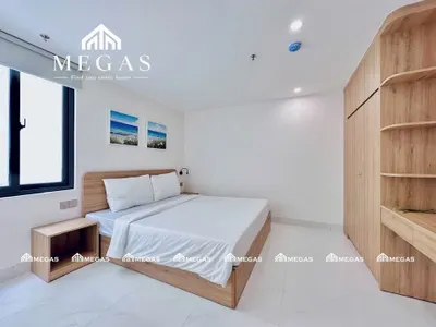 1-bedroom furnished apartment near the beach, Đặng Tất, Nha Trang, 13M VND/month — 4/5