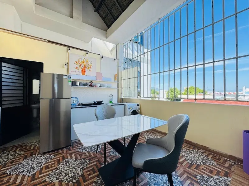 1-bedroom penthouse for rent in central Nha Trang, 13M VND/month — 5/6