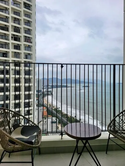 Studio apartment with sea view for rent at Gold Coast, 16M VND/month