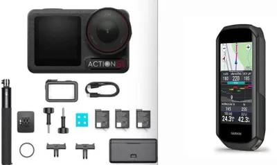 Garmin Edge 1050 and DJI Osmo Action 5 Pro for sale