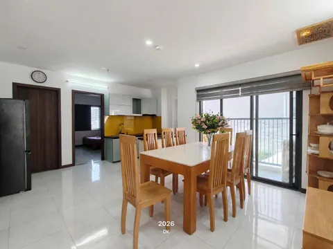 Corner 2-bedroom apartment, CT4 complex, south Nha Trang, 13M VND/month
