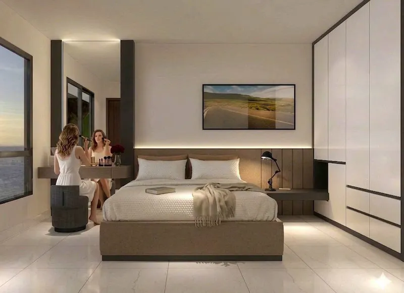 出租 CCU-01 HUD Phước Long 2卧室公寓，每月2000万越南盾 — 3/5