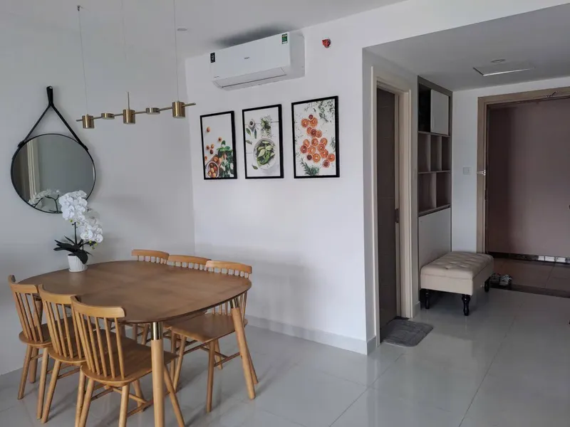 2-bedroom apartment in D'Qua city centre, 18M VND/month