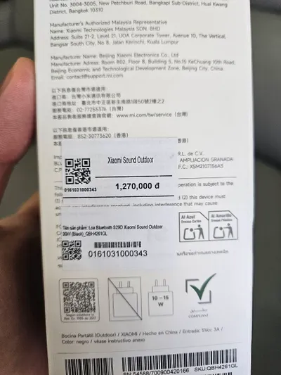 出售小米户外蓝牙音箱，800,000 VND — 4/4