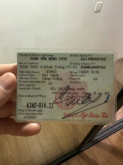 Продам скутер Kymco Candy 50cc, 9,5 млн VND — 4/4