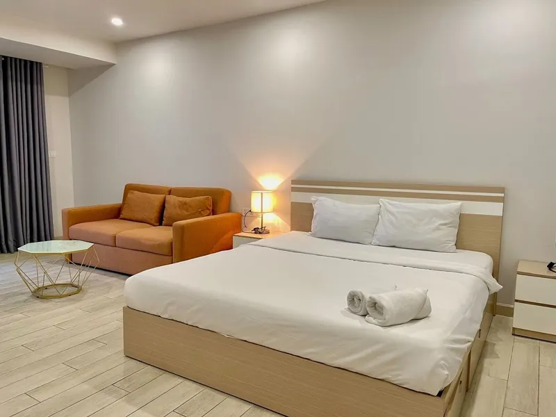 Studio Apartments for Rent – Gold Coast Complex, Sea View (16.5M VND/Month)