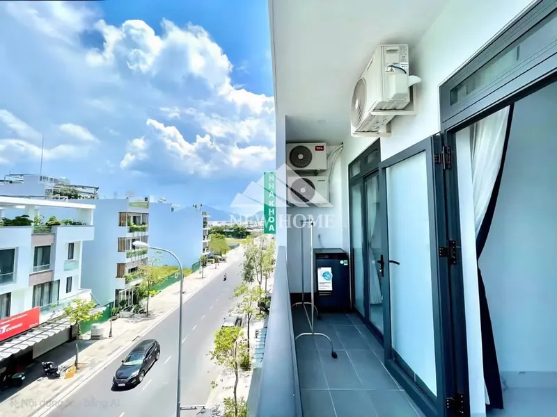 Phước Hải 침실 2개 풀옵션 아파트, 발코니 3개, 월 1,750만 VND — 4/9