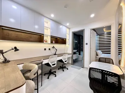 Luxury 2-Bedroom Penthouse Apartment for Rent – Full Furniture – Balcony – Near Beach