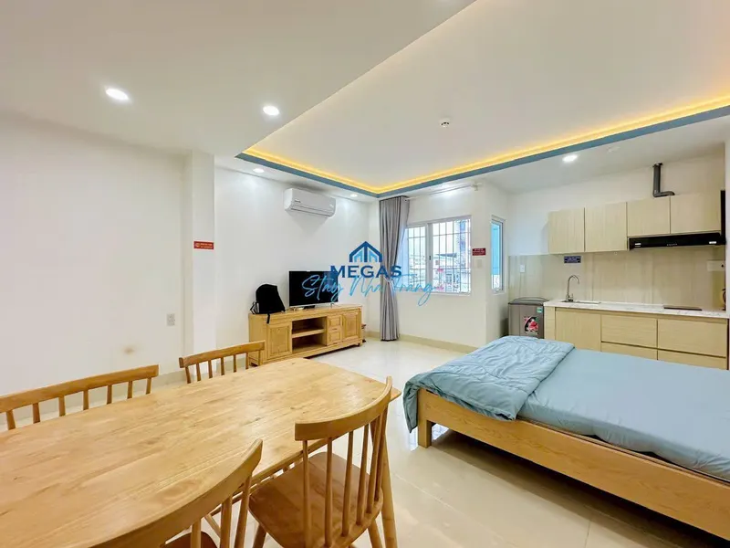 Căn hộ studio đầy đủ nội thất cho thuê gần biển, Phan Vinh — 5/5