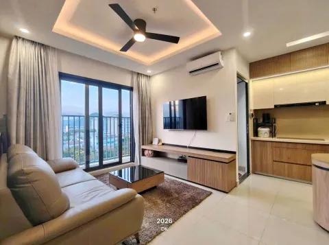 2-bedroom furnished apartment for rent, CT9 Vĩnh Điềm Trung, 22M VND/month