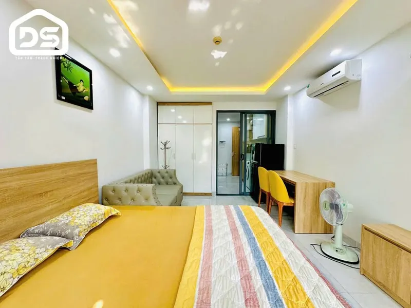 1-bedroom furnished apartment for rent on Lý Nam Đế, 7.5M VND/month — 3/10