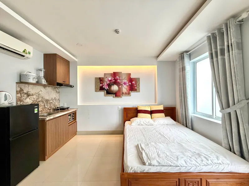 Studio with balcony in Northern Nha Trang, 11M VND/month