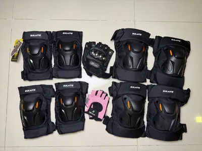 Sports Protection Gear Set – Elbow/Knee Guards & Gloves