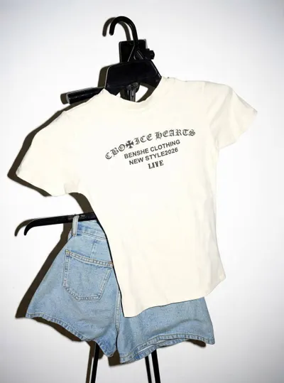 Лот одежды: футболка Off White + шорты, футболка Chrome Hearts + шорты, боди + юбка (XS-S) — 3/6