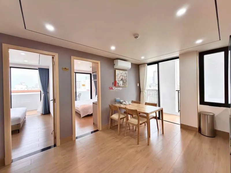 Spacious 65 sqm 2-bedroom furnished apartment with terrace balcony, Ba Lang — 8/10