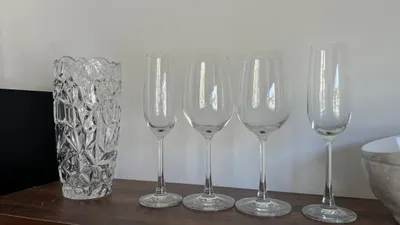 Floor mirror, desk mirror and glassware set for sale, Nha Trang — 4/4