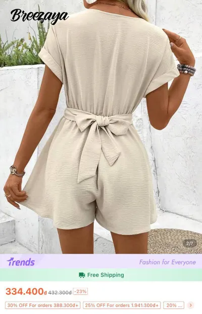 Women's Clothing Lot – Shorts/Shirt & Summer Romper — 5/5